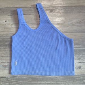 FP Movement by Free People Cut Out Ribbed Knit Tank Top